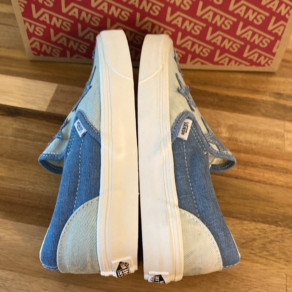 Vans classic slip on womens starry denim night asst.sizes LB - Picture 3 of 4